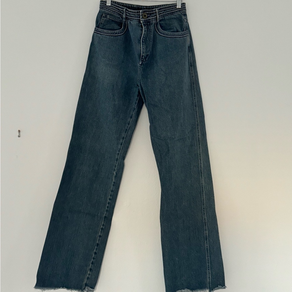 Chloé raw hem jeans